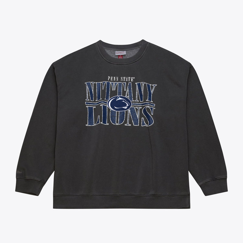 Penn State Nittany Lions Mitchell & Ness Downtown Fleece Sweatshirt - Charcoal