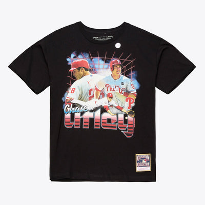 Chase Utley Philadelphia Phillies Mitchell & Ness Legendary Collage Player T-Shirt - Black