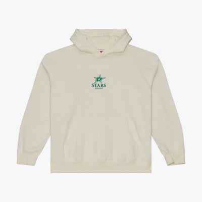 Dallas Stars Mitchell & Ness Core Essentials Hoodie - Cream