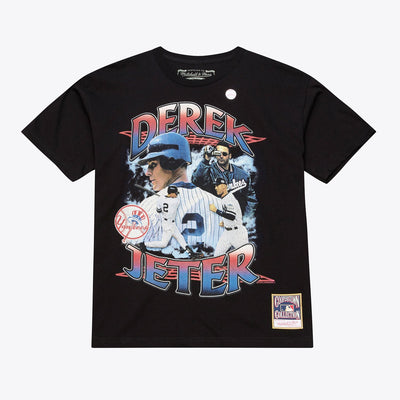 Derek Jeter New York Yankees Mitchell & Ness Legendary Collage Player T-Shirt - Black
