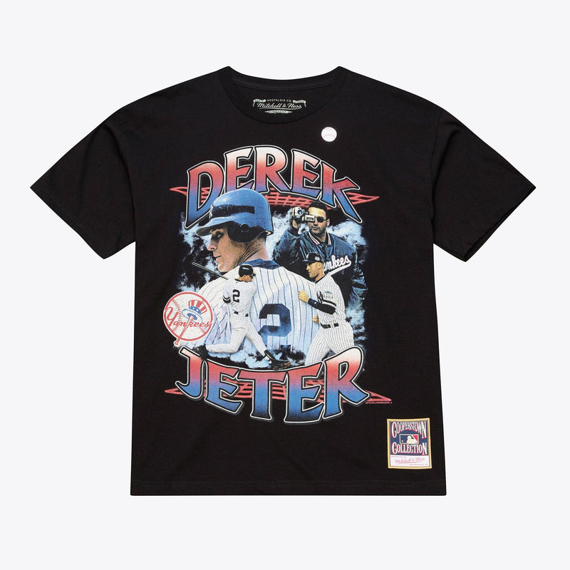 Derek Jeter New York Yankees Mitchell & Ness Legendary Collage Player T-Shirt - Black