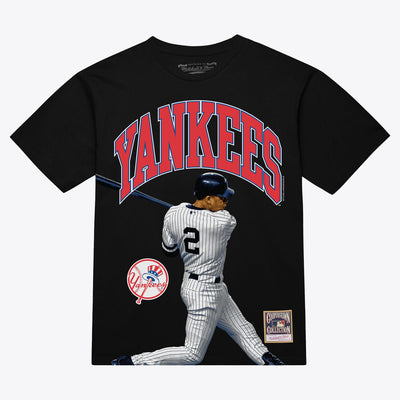 Derek Jeter New York Yankees Mitchell & Ness Photo Arch Player Graphic T-Shirt - Black