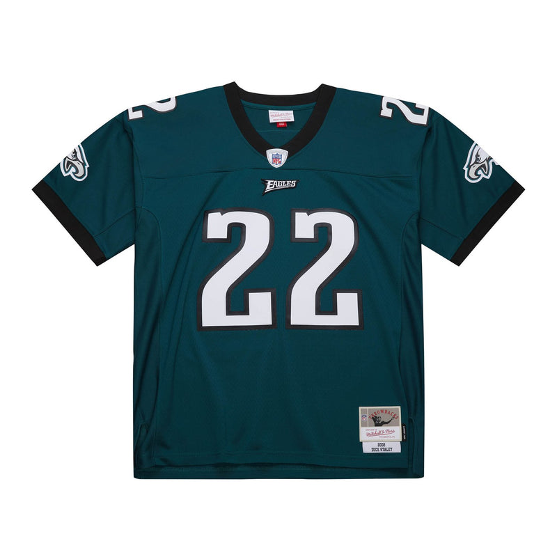 Duce Staley Philadelphia Eagles Mitchell & Ness 2002 Legacy Replica Jersey - Midnight Green