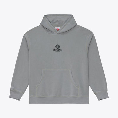 Boston Bruins Mitchell & Ness Core Essentials Hoodie - Gray