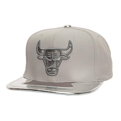 Chicago Bulls Mitchell & Ness Day 11 Snapback Hat - Gray