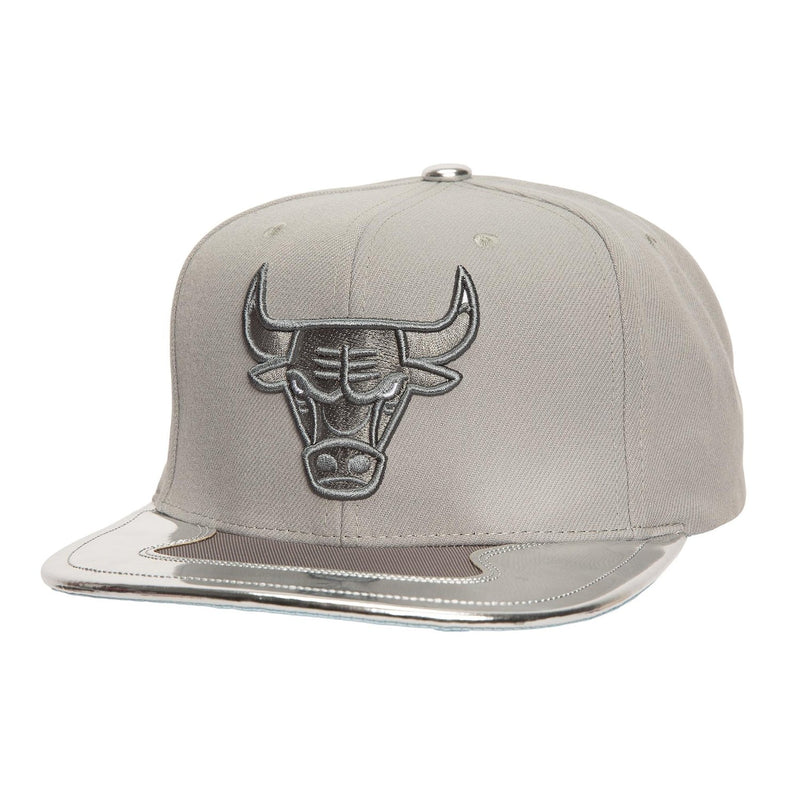 Chicago Bulls Mitchell & Ness Day 11 Snapback Hat - Gray