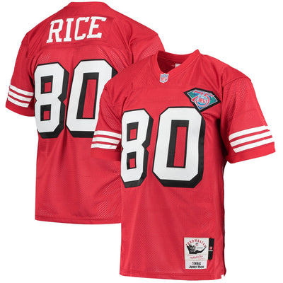 Jerry Rice San Francisco 49ers 1994 Mitchell & Ness Authentic Throwback Retired Player Jersey - Scarlet