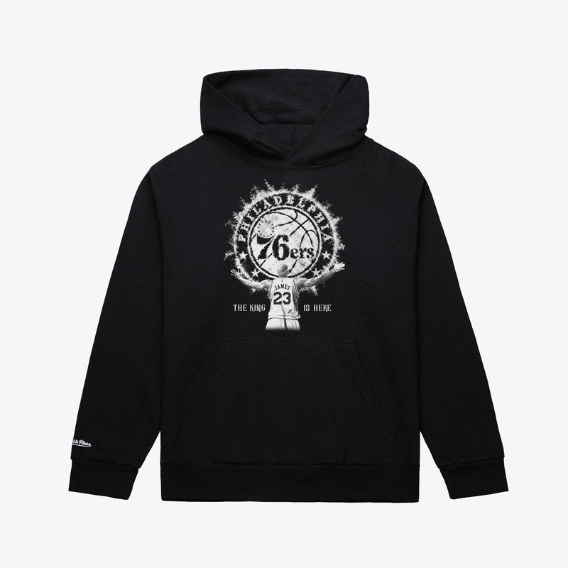 LeBron James Philadelphia 76ers Mitchell & Ness Witness Hoodie - Black