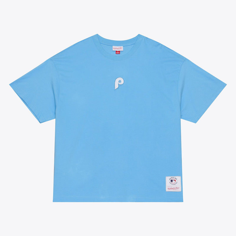 Philadelphia Phillies Mitchell & Ness Insignia Premium T-Shirt - Light Blue