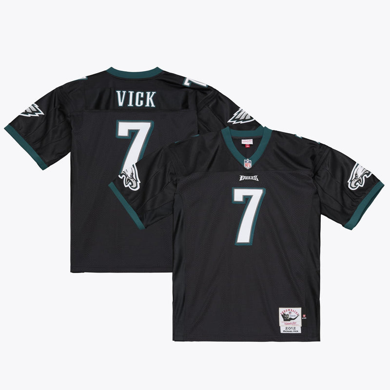 Michael Vick Philadelphia Eagles Mitchell & Ness 2012 Authentic Throwback Jersey - Black