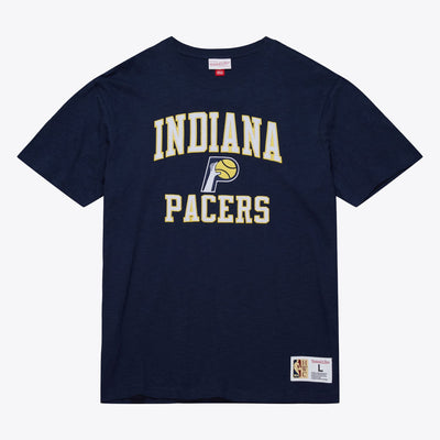 Indiana Pacers Mitchell & Ness Hardwood Classics Legendary Slub T-Shirt - Navy