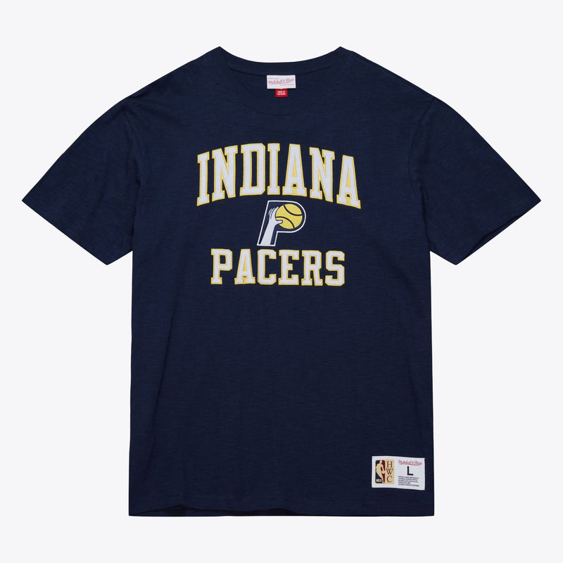 Indiana Pacers Mitchell & Ness Hardwood Classics Legendary Slub T-Shirt - Navy