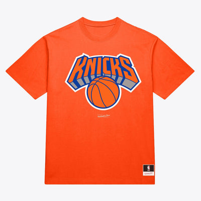New York Knicks Mitchell & Ness Basic T-Shirt - Orange