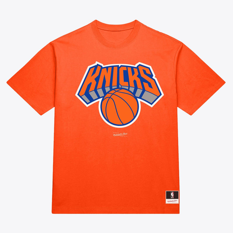 New York Knicks Mitchell & Ness Basic T-Shirt - Orange