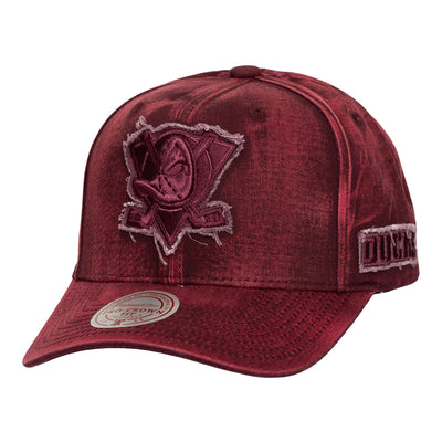 Anaheim Ducks Mitchell & Ness Downtown Pro Crown Snapback Hat - Purple