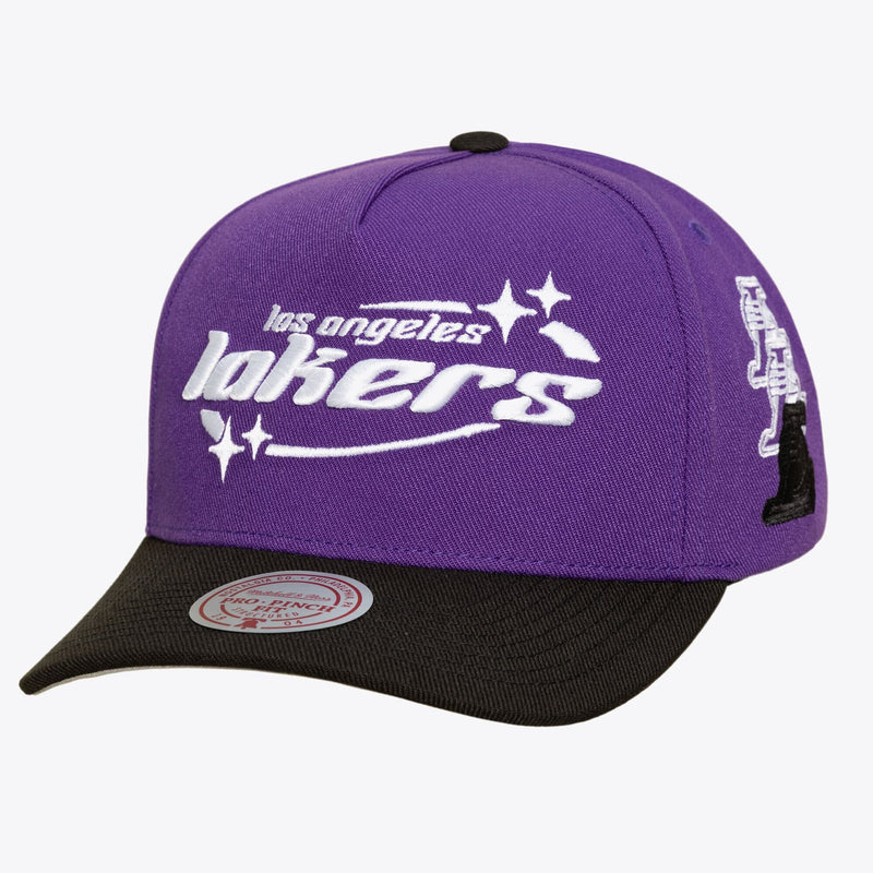 Los Angeles Lakers Mitchell & Ness Men's 404 Club Starz Pro Snapback Hat - Purple