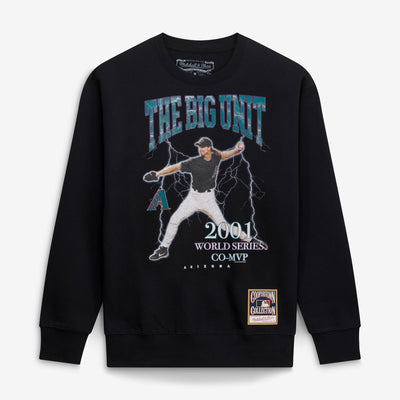 Randy Johnson Arizona Diamondbacks Mitchell & Ness Cooperstown Collection Nickname Player Graphic Sweatshirt - Black