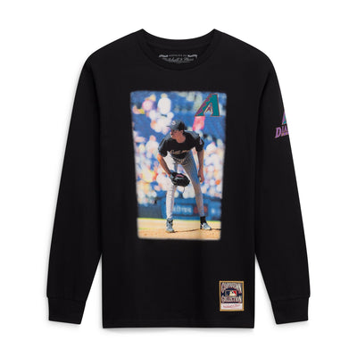 Randy Johnson Arizona Diamondbacks Mitchell & Ness Player Graphic Long Sleeve T-Shirt - Black