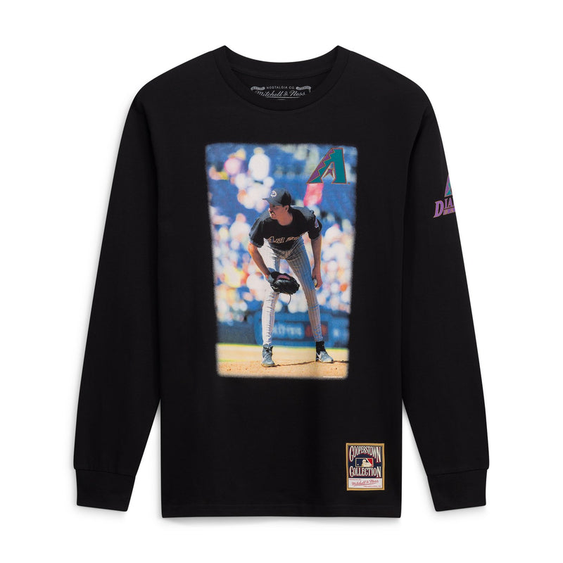Randy Johnson Arizona Diamondbacks Mitchell & Ness Player Graphic Long Sleeve T-Shirt - Black