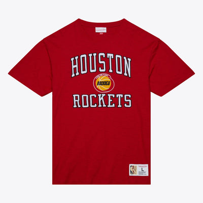 Houston Rockets Mitchell & Ness Hardwood Classics Legendary Slub T-Shirt - Red