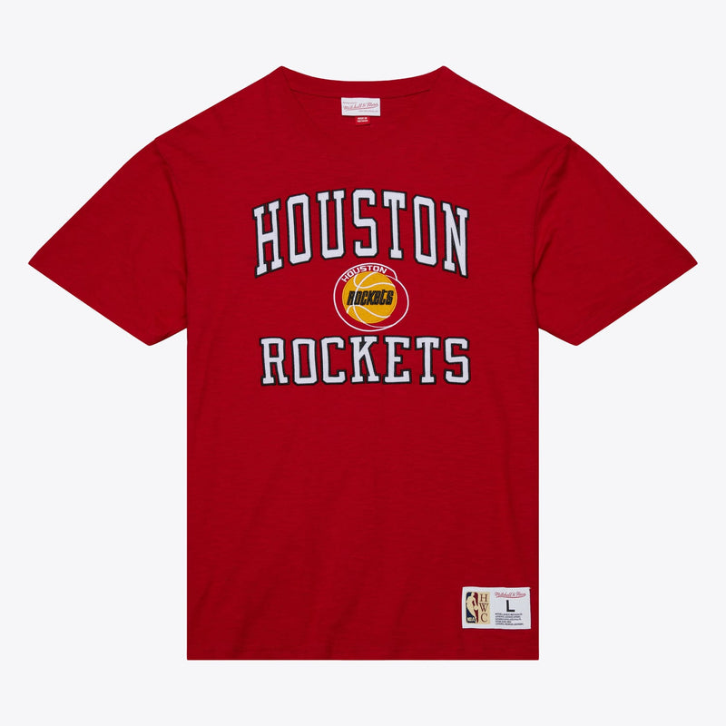 Houston Rockets Mitchell & Ness Hardwood Classics Legendary Slub T-Shirt - Red