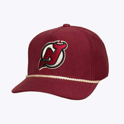 New Jersey Devils Mitchell & Ness Heritage Hues Pro Crown Snapback Hat - Red