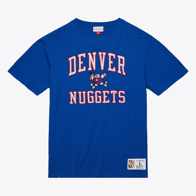 Denver Nuggets Mitchell & Ness Hardwood Classics Legendary Slub T-Shirt - Royal