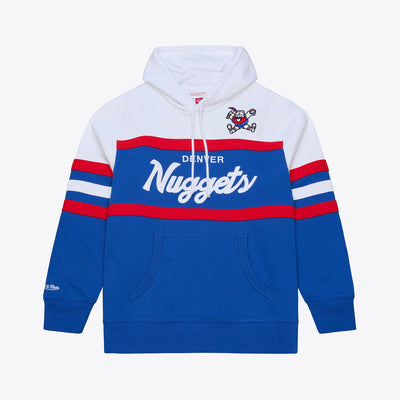 Denver Nuggets Mitchell & Ness Head Coach Hoodie - Royal