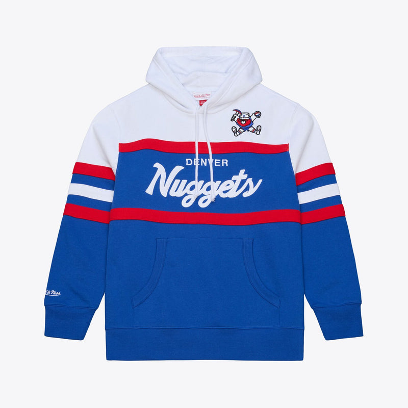 Denver Nuggets Mitchell & Ness Head Coach Hoodie - Royal