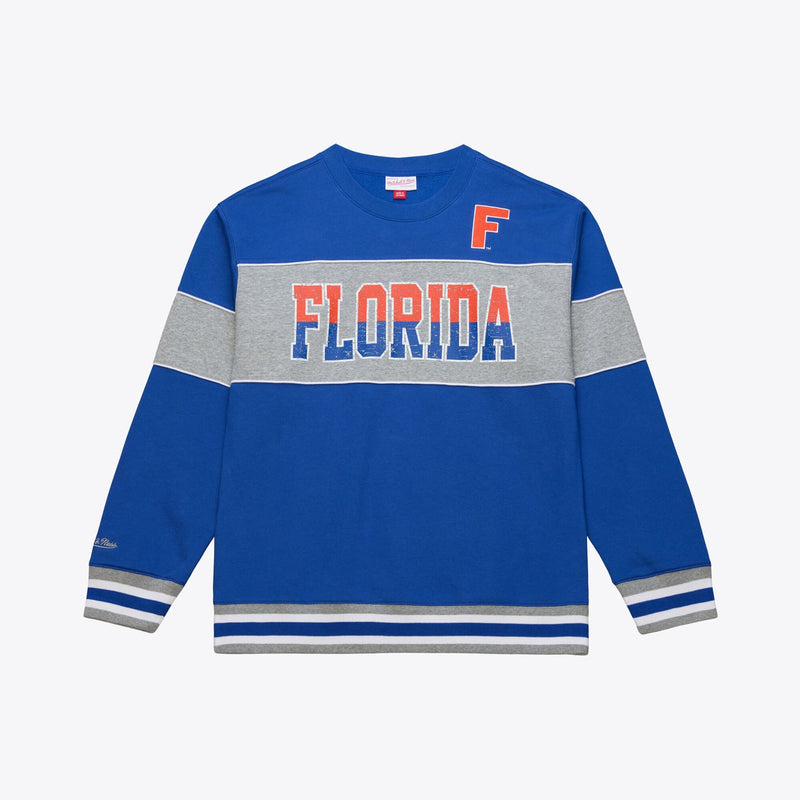 Florida Gators Mitchell & Ness Fleece Sweatshirt - Royal