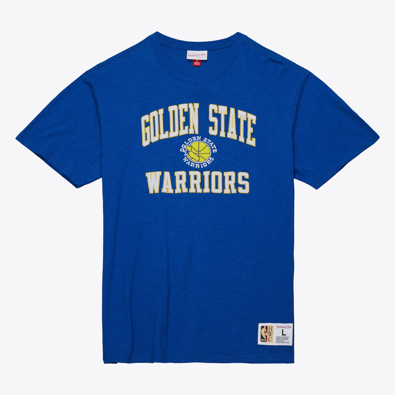 Golden State Warriors Mitchell & Ness Hardwood Classics Legendary Slub T-Shirt - Royal