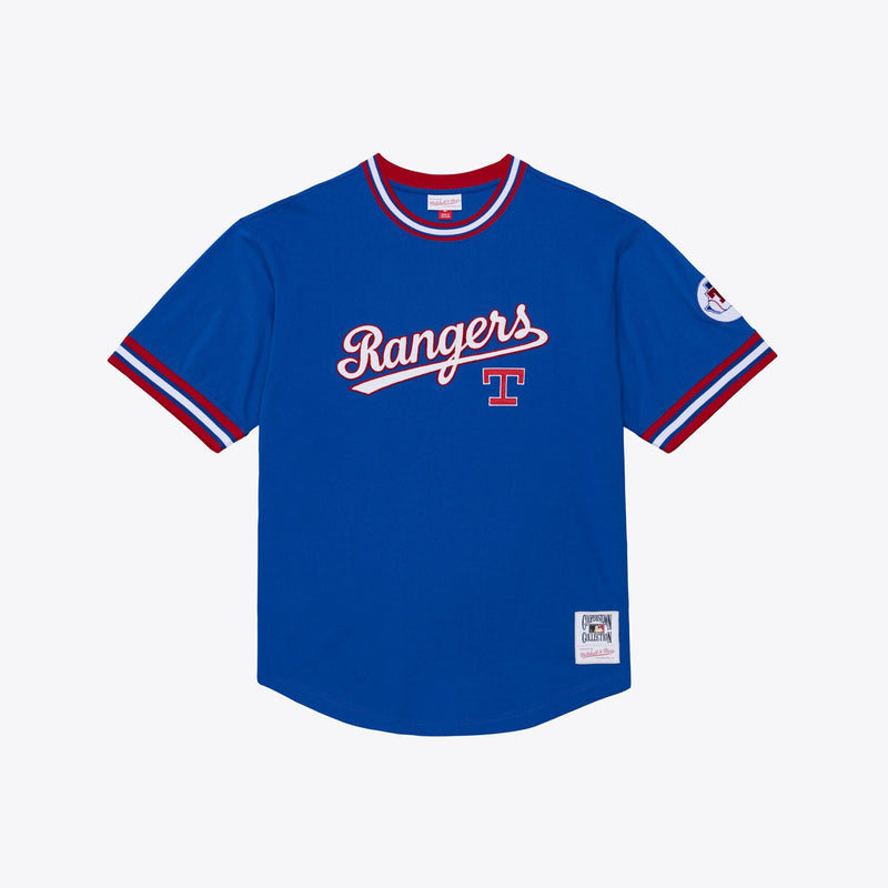 Texas Rangers Mitchell & Ness Wild Pitch Ringer T-Shirt - Royal
