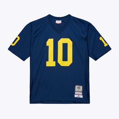 Tom Brady Michigan Wolverines Mitchell & Ness 1999 College Vault Jersey - Navy