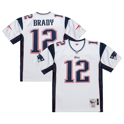 Tom Brady New England Patriots Mitchell & Ness 2000 Authentic Jersey - White