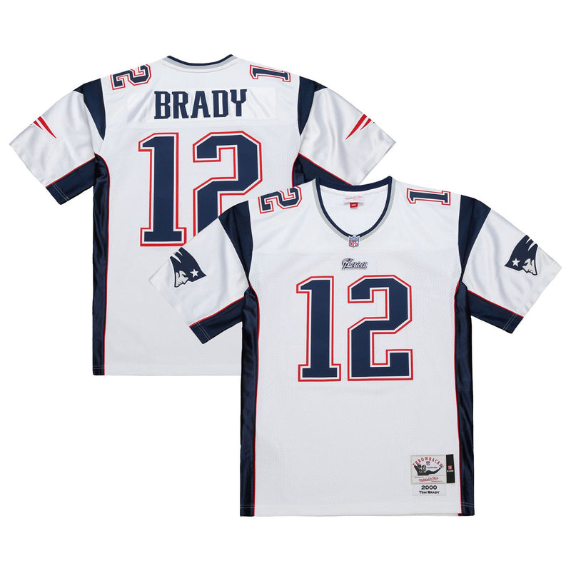 Tom Brady New England Patriots Mitchell & Ness 2000 Authentic Jersey - White
