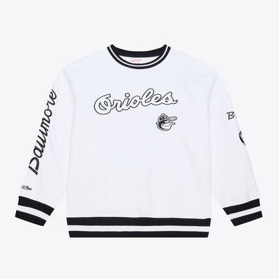 Baltimore Orioles Mitchell & Ness Arctic Fleece Sweatshirt - White