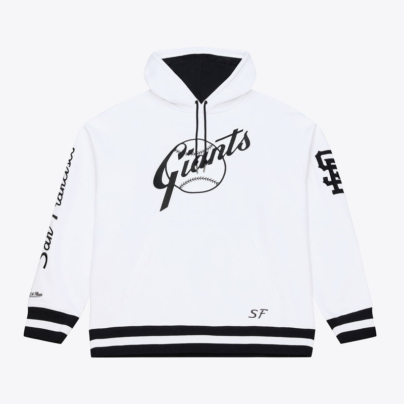San Francisco Giants Mitchell & Ness Cooperstown Collection Fleece Hoodie - White