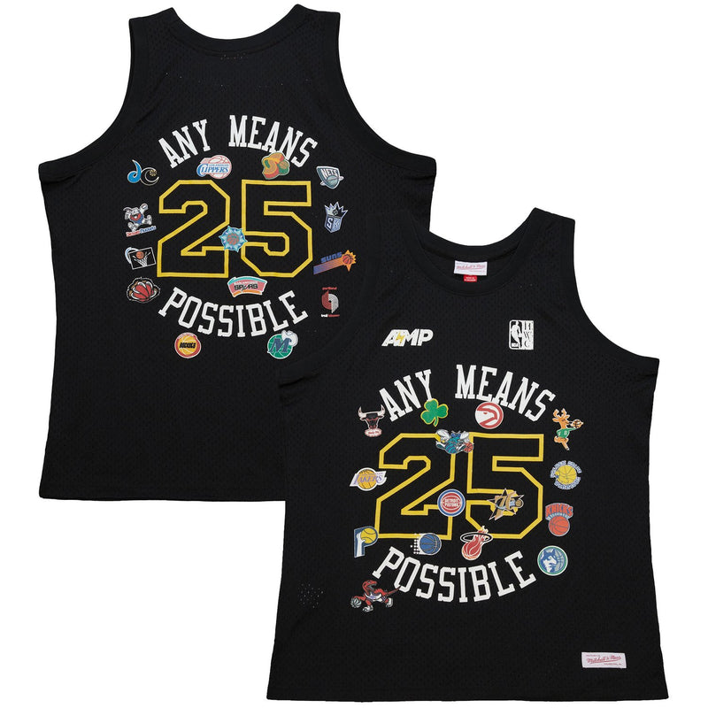 Mitchell & Ness x NBA x AMP Mesh Tank Top - Black