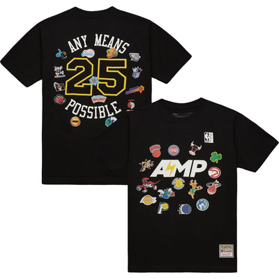 Mitchell & Ness x NBA x AMP T-Shirt - Black