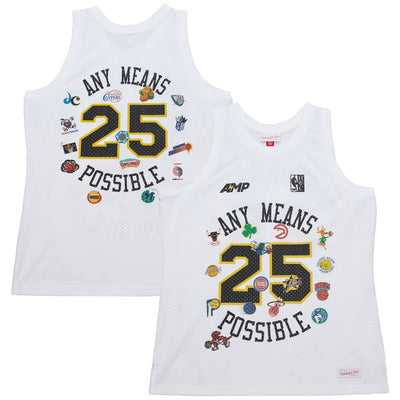 Mitchell & Ness x NBA x AMP Mesh Tank Top - White
