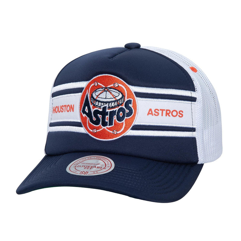 Mitchell & Ness Houston Astros Sideline Trucker Adjustable Hat - Navy