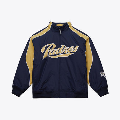 Mitchell & Ness Navy San Diego Padres 2005 Cooperstown Collection Authentic Full-Zip Jacket