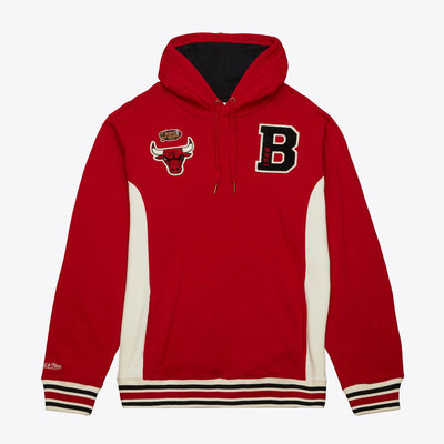 Mitchell & Ness Red Chicago Bulls Team Legacy French Terry Pullover Hoodie