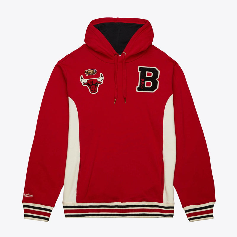 Mitchell & Ness Red Chicago Bulls Team Legacy French Terry Pullover Hoodie