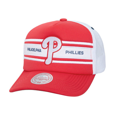 Mitchell & Ness Philadelphia Phillies Sideline Trucker Adjustable Hat - Red