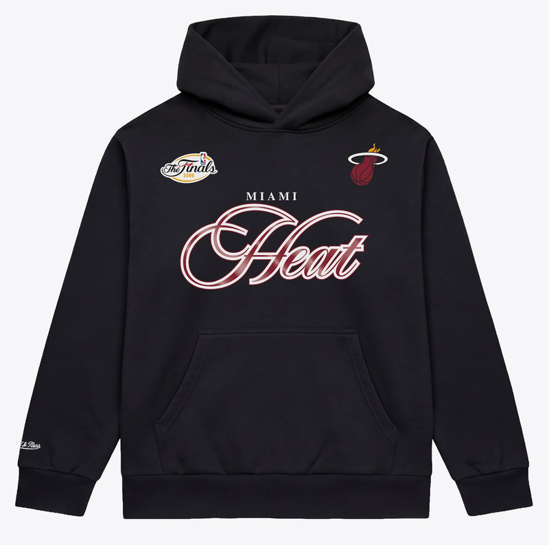 Mitchell & Ness Miami Heat Black Legacy Made Hoodie