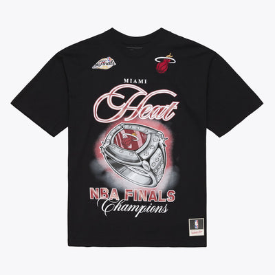 Mitchell & Ness Miami Heat Black Legacy Made T-Shirt