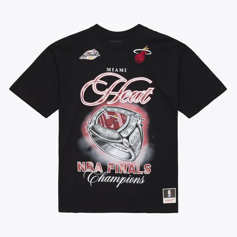 Mitchell & Ness Miami Heat Black Legacy Made T-Shirt