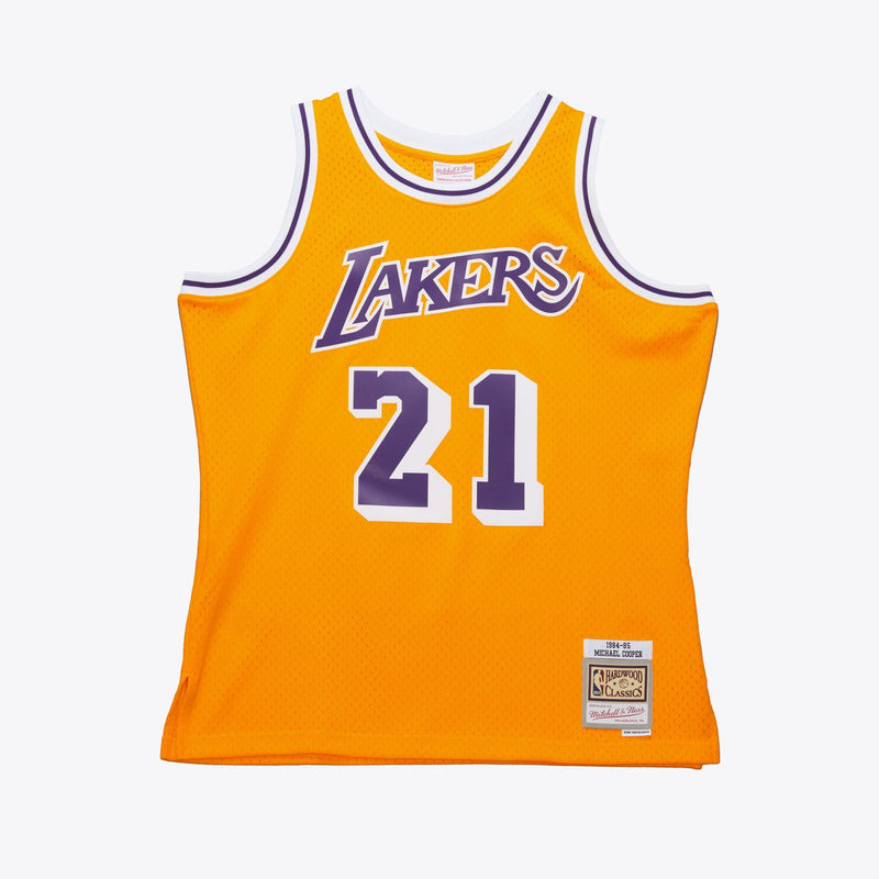 Mitchell & Ness Michael Cooper Los Angeles Lakers 1984-85 Gold Swingman Jersey