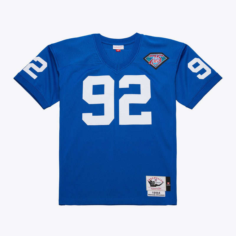 Mitchell & Ness Michael Strahan New York Giants Royal Authentic Jersey